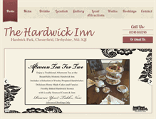 Tablet Screenshot of hardwickinn.co.uk